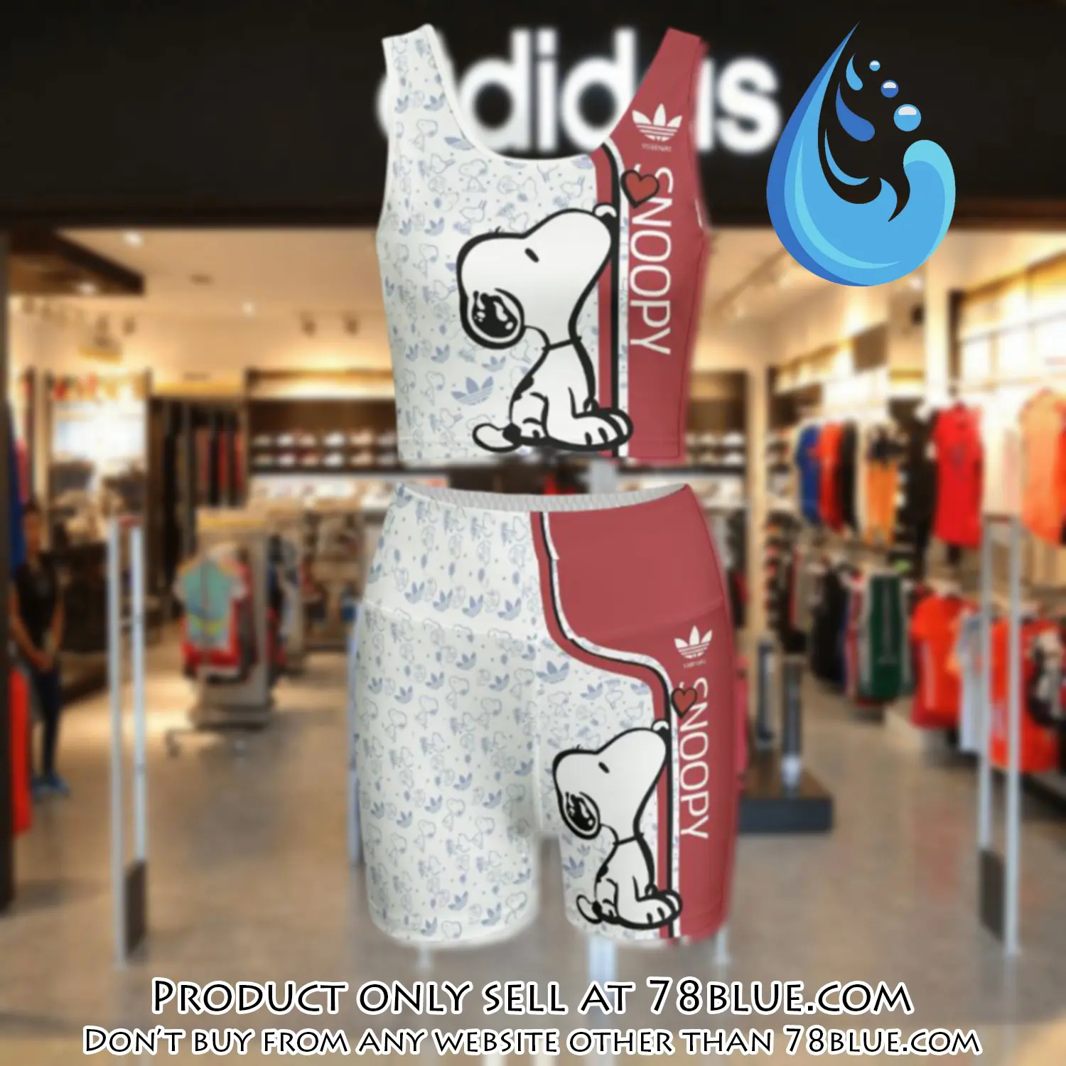 Adidas snoopy summer women sport bra yoga set running outfit sby1037 78b1956114